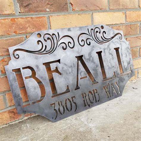 metal house signs made to order|personalized metal signs for home.